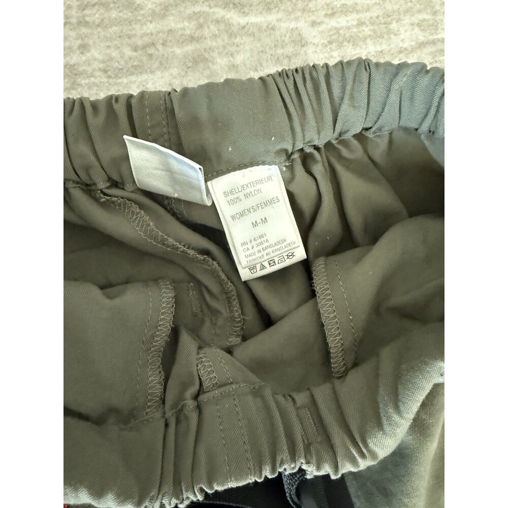 The North Face Women Cargo Pants Size M Olive Military Green Belted Regular Fit - Picture 8 of 11